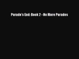 Read Parade's End: Book 2 - No More Parades PDF Free