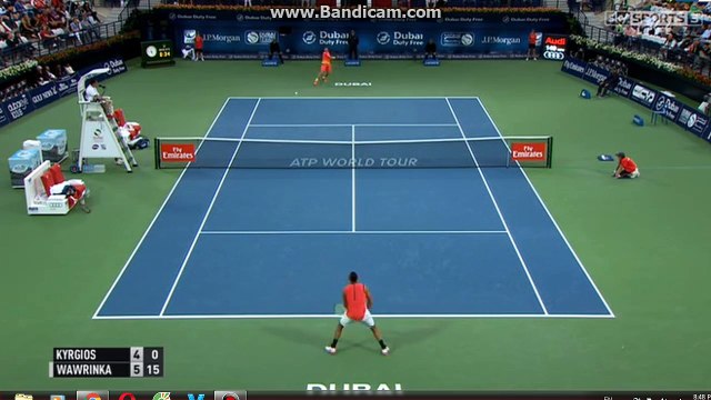 Stan Wawrinka vs Nick Kyrgios DuBai Open 2016 | Last Game 1st Set