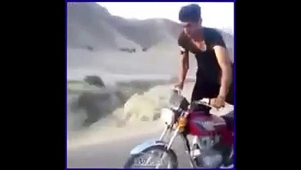 motorcycle wheeling accident funny videos 2016