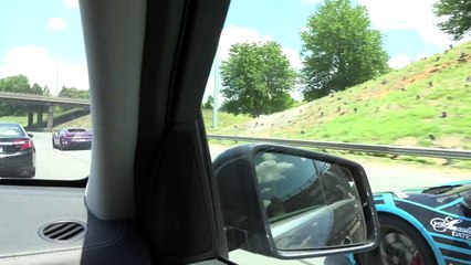 [4k] Team Galag McLaren P1 leaving Charlotte, North Carolina during Gumball 3000 Miami2Ibiza 2014