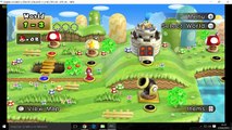 New Super Mario Bros Wii - Mundo 1 Todas Estrelas e Passagem Secreta