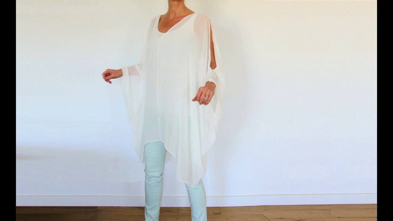 Cours de couture - Apprendre à coudre une tunique en mousseline - Tuto de couture