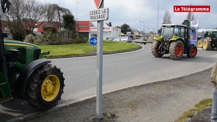 Pontivy. Plusieurs enseignes visées par les agriculteurs