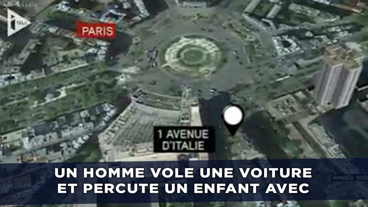 Un homme vole une voiture et percute un enfant avec