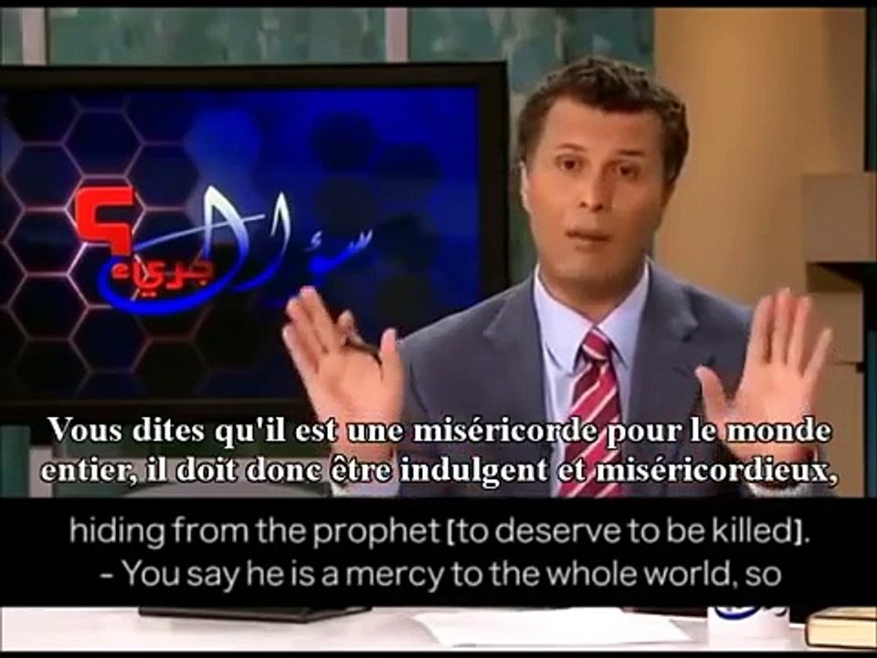 Présentateur (ex musulman) explique LE vrai ISLAM à un FOU musulman!!!