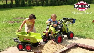 Huge tractor, excavator Children - Máy xúc cho trẻ xem chơi