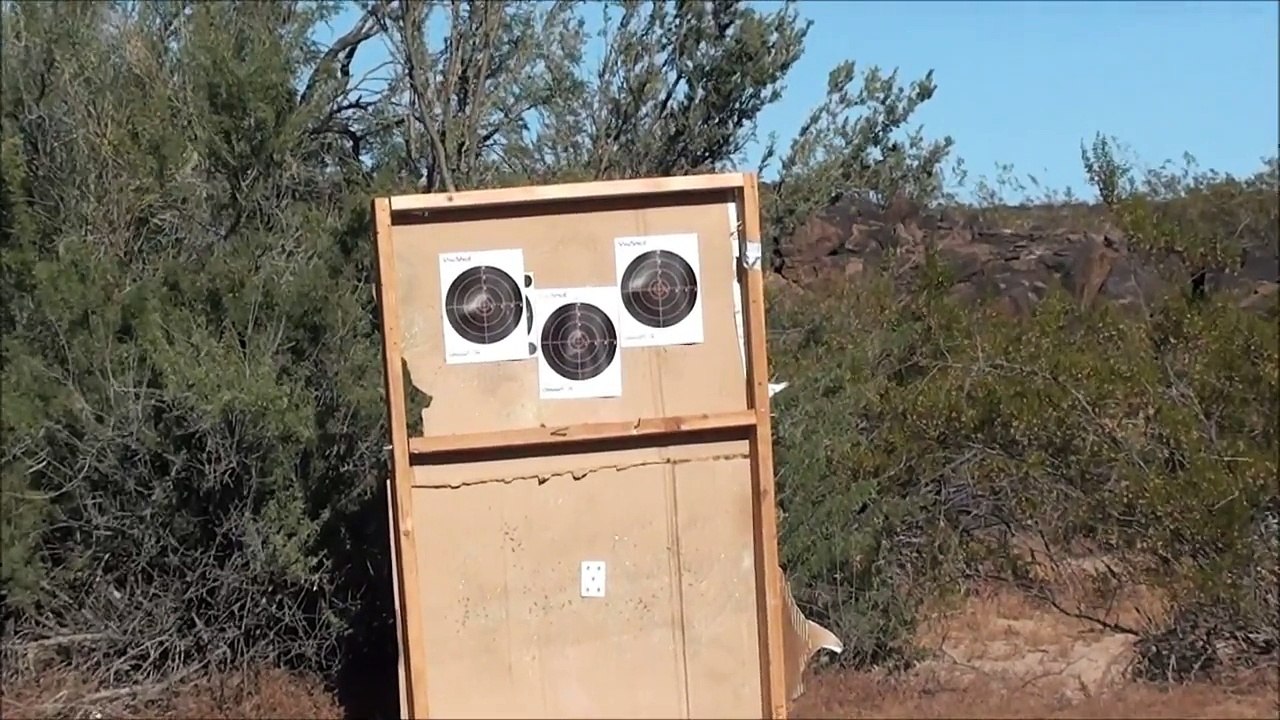 Glock .40 Cal. Target Shooting Practice in the Desert