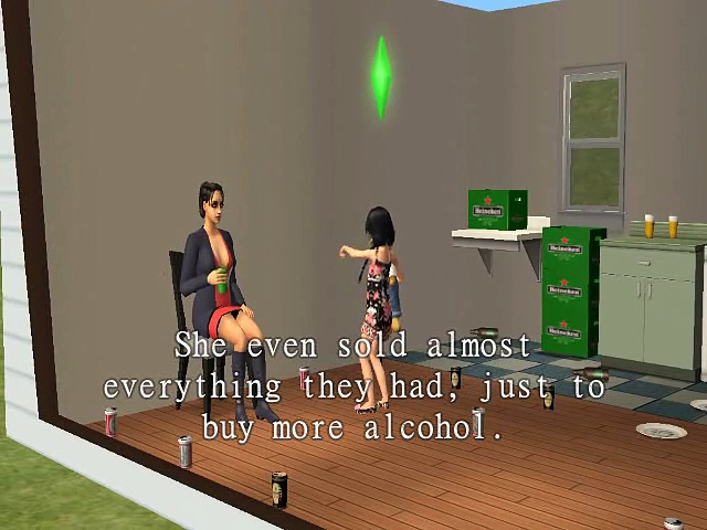 Sims 2 – Alcohol Abuse