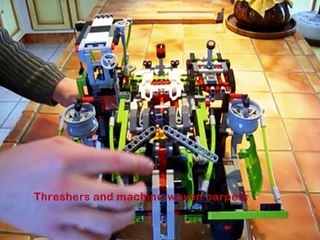 Grape harvester (with limited LEGO Technic pieces)