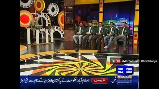 Mazaaq Raat - 22 February 2016 - Pakistan Hockey Team
