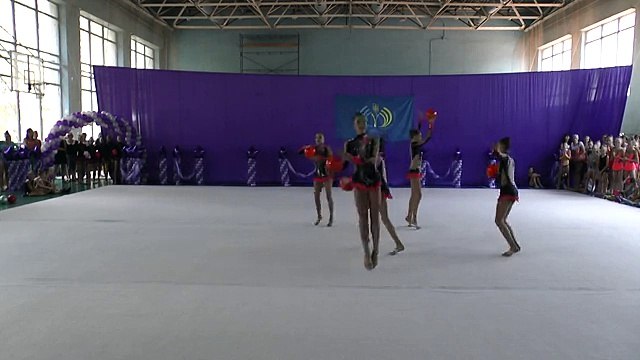 Групповые упражнения 42 (мяч) ФСТУкраїна Художественная гимнастика