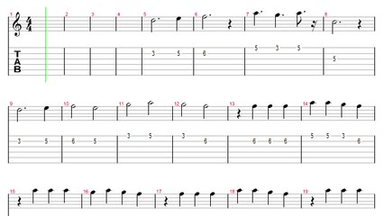 [Guitar Tab] Gravity Falls theme music
