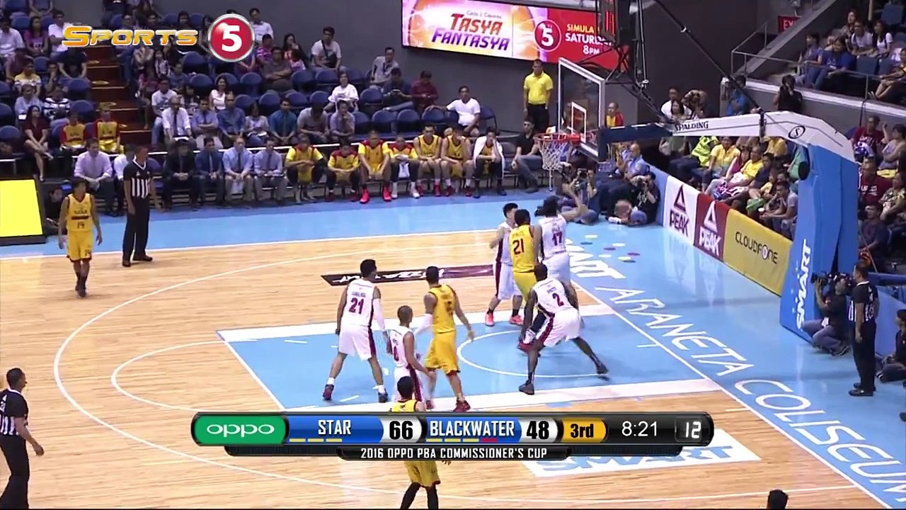 Star Hotshots vs Blackwater Elite[3rd Quarter]Commissioner's Cup February 24,2016