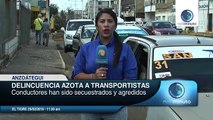 Conductores y usuarios del transporte público son azotados por la delincuencia