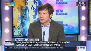 Le fondateur de Drivy Paulin Dementhon à Good Morning Business sur BFM