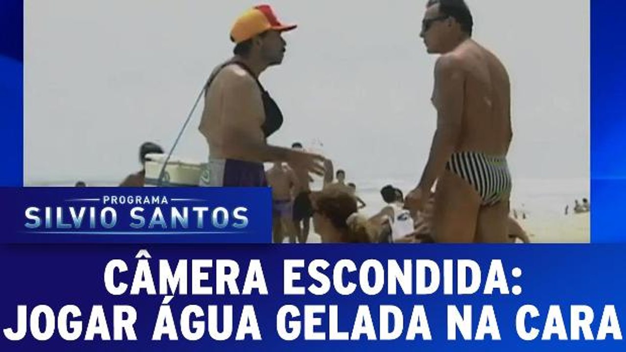 Câmeras Escondidas - Jogar Água Gelada na Cara