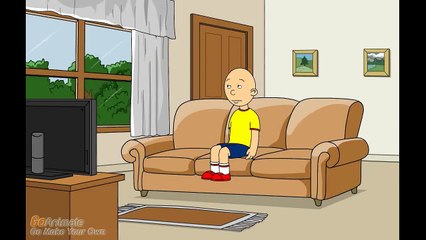 Caillou Watches the Wiggles and gets Grounded