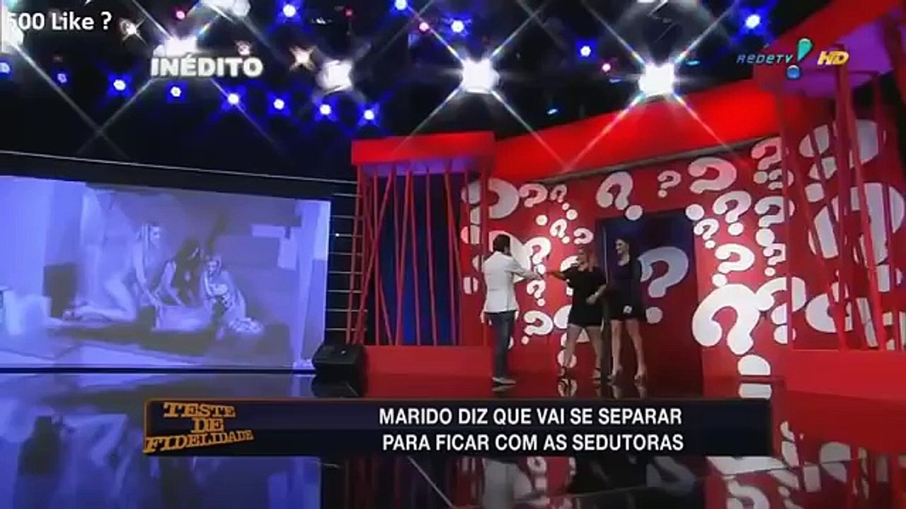 Teste de Fidelidade - Márcia Imperator beija esposa do testado (IMPERDÍVEL!) - Full fidelity test