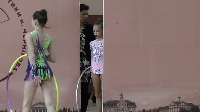 Любас Аріна (обруч) 06.02.2016 Художественная гимнастика. Чемпионат Черниговской области