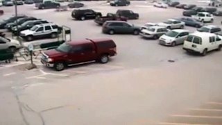 Very Stupid Driver hits nine cars in parking lot