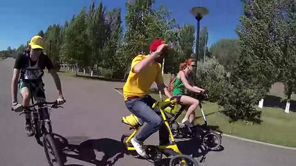 Массовый велопробег в честь дня столицы. Астана 2015