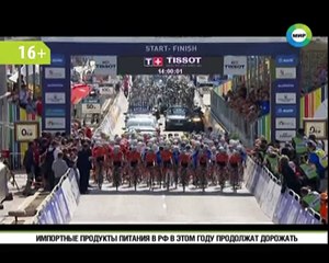 На ЧМ по велоспорту половина пелотона угодила в завал