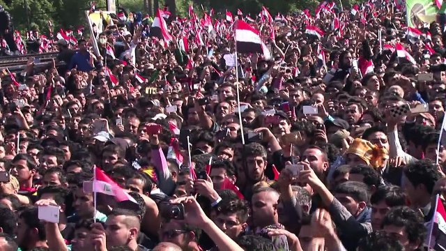 Partidários de líder xiita se manifestam em Bagdá