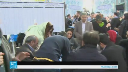 الأجواء أثناء عمليات التصويت في الانتخابات الإيرانية