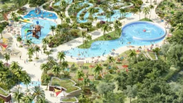 Visite de chantier du parc aquatique O'Gliss Park (Vendée)