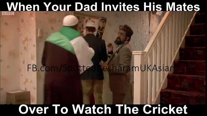When your Dad Invites his mates over to Watch Cricket - Funny!