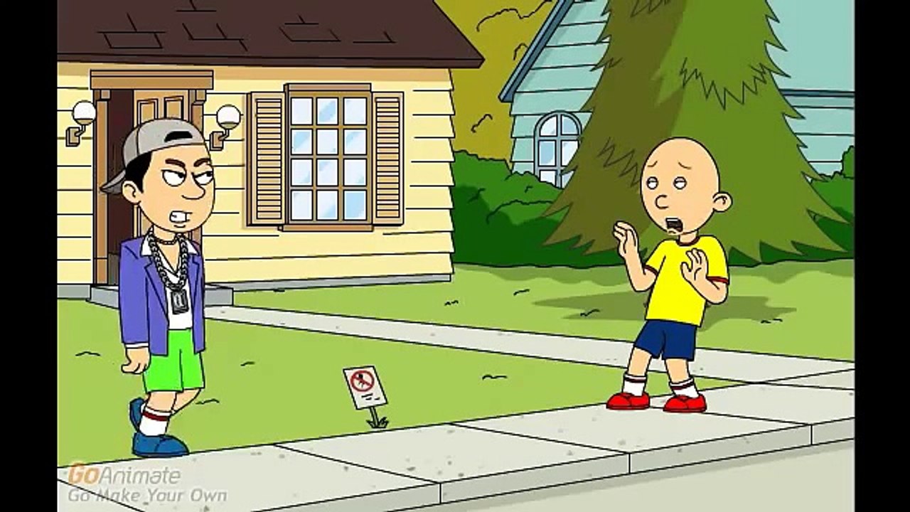 Caillou grounds Peter Griffin and gets grounded