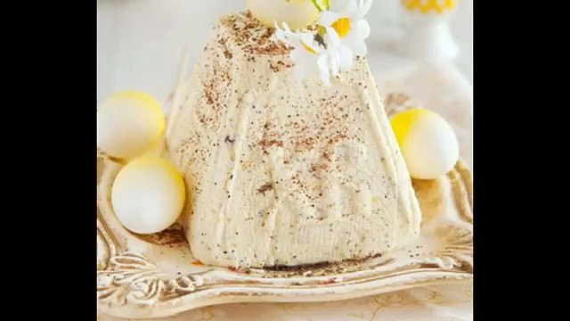 Творожная пасха с кусочками шоколада