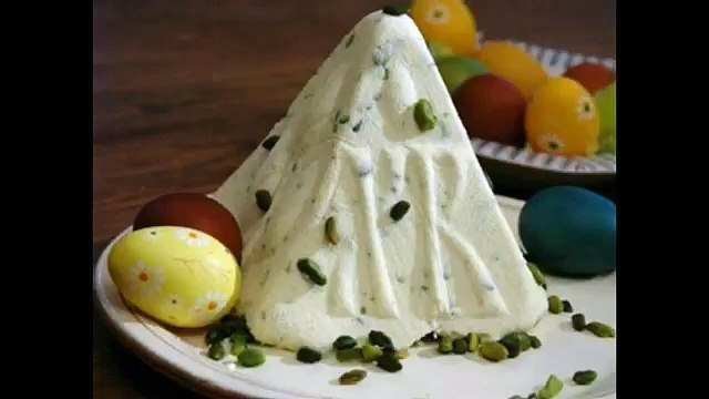 Творожная пасха с фисташками