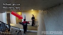 Funny Prank On Pizza Delivery Boy