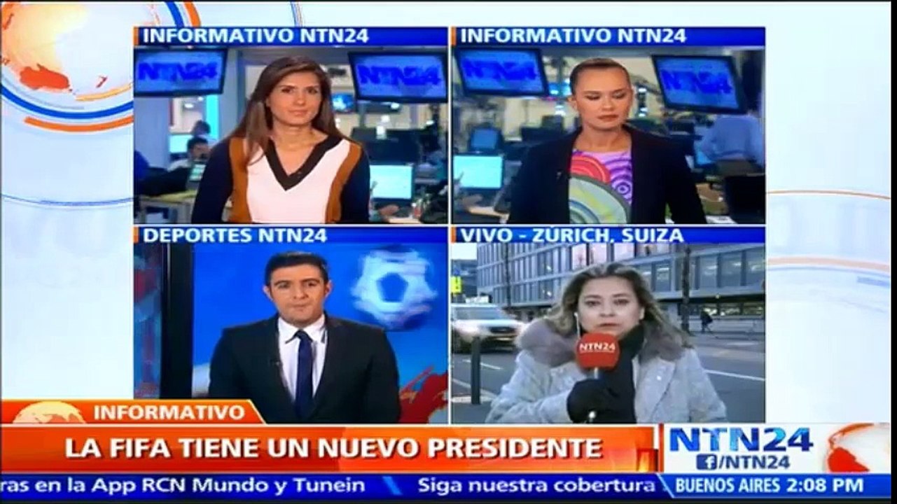 Gianni Infantino es elegido como nuevo presidente de la FIFA