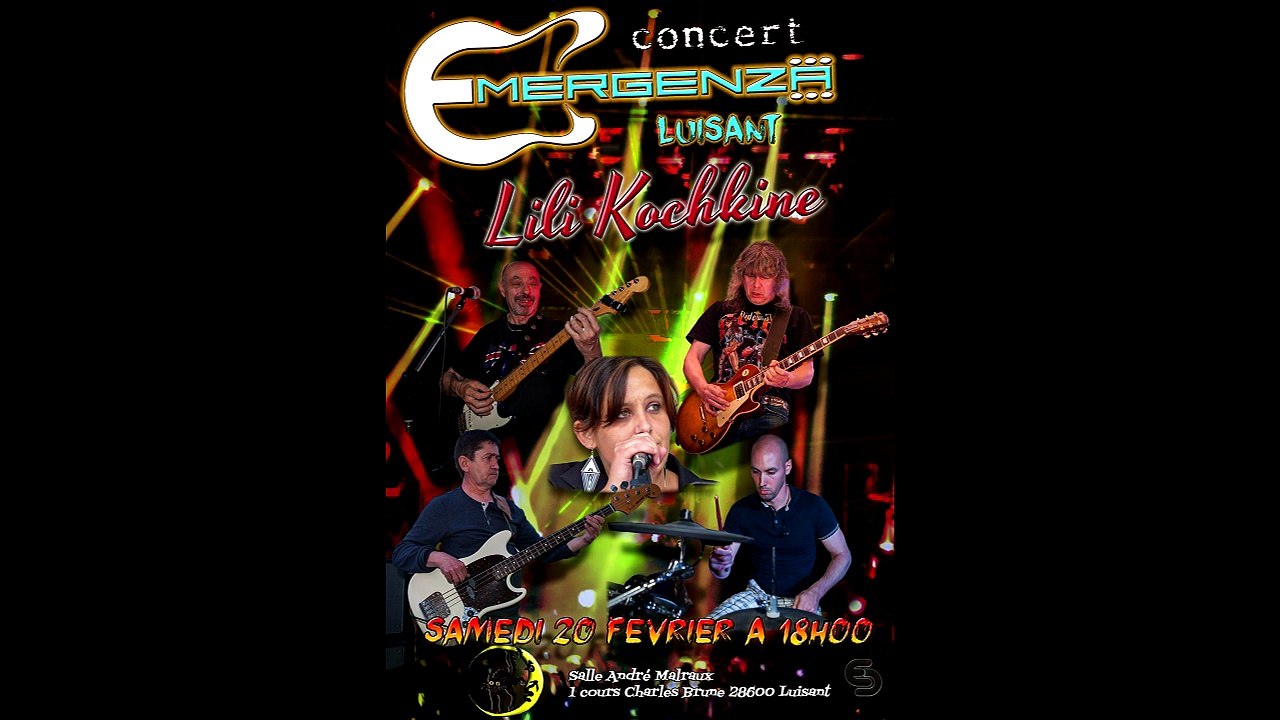 L'Hymne a l'Amour - Cover - Rock - LiLi KOCHKINE - Emergenza - Luisant - 20/02/2016
