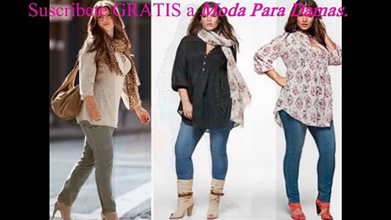 MODA 2015 - Tendencias  Casual y Elegante para Gorditas