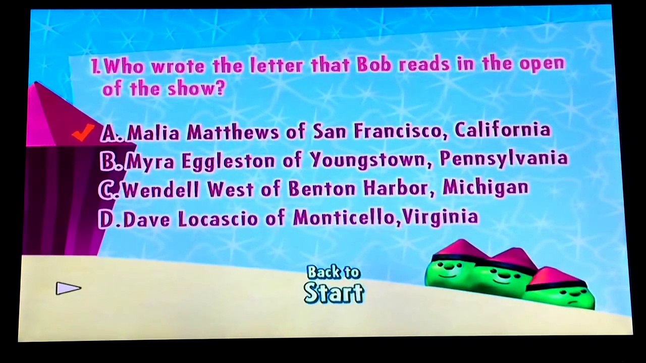 VeggieTales Classics: Dave And The Giant Pickle Trivia