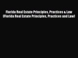 PDF Florida Real Estate Principles Practices & Law (Florida Real Estate Principles Practices