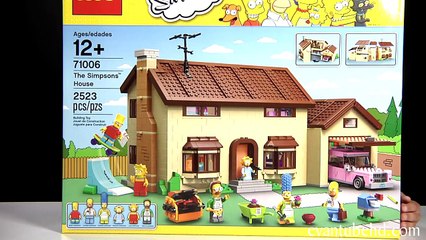 The SIMPSONS HOUSE - LEGO Simpsons Set 71006 - Time-lapse Build, Unboxing & Review!