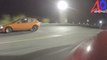 550hp Honda Civic Orange LS vtec Turbo VS Cammed Corvette Z06 AdrenalineQC Drag Racing