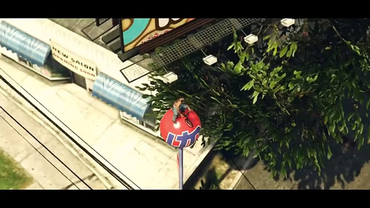 GTA 5 BMX - FIGURE DE THUG dans la STREET !
