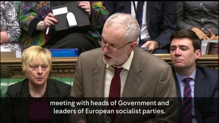 "Who are you?" - Conservative MP berates Jeremy Corbyn - EU debate(Joke)