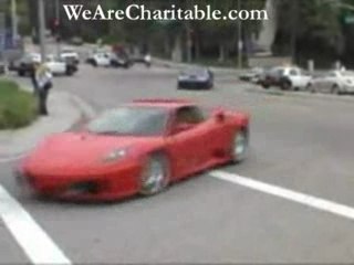 Person Shaving Head for Charity