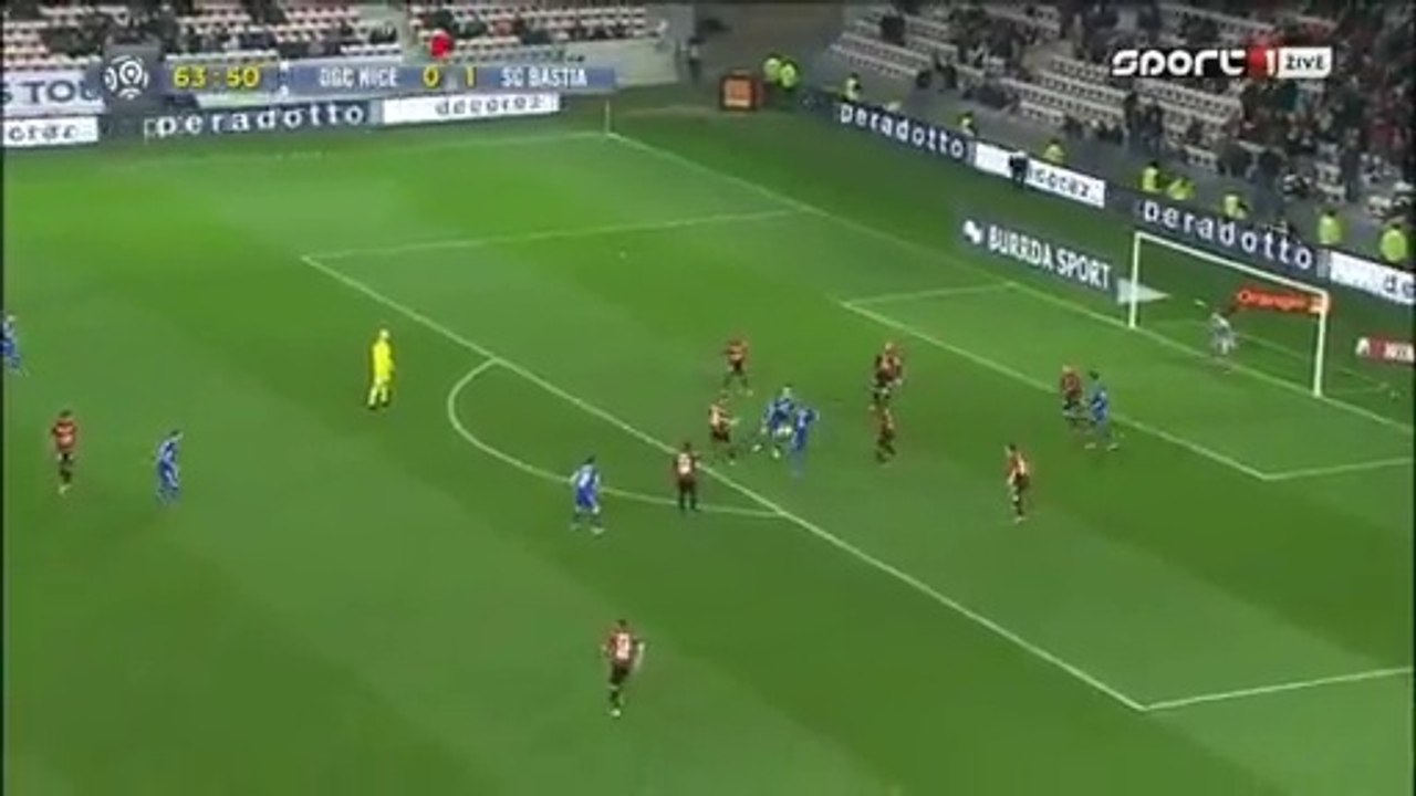 NICE BASTIA GOALS HD