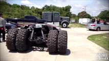 Gumball 3000 Batman Tumbler from Team Galag - First moving shots!