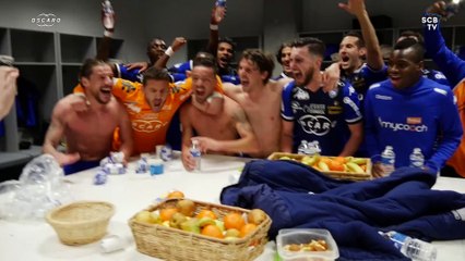 A vittoria di a Corsica !!! La joie dans les vestiaires !!!