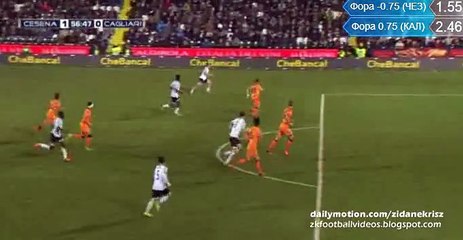 1-0 Stefano Sensi Goal HD - Cesena 1-0 Cagliari 26.02.2016 HD -