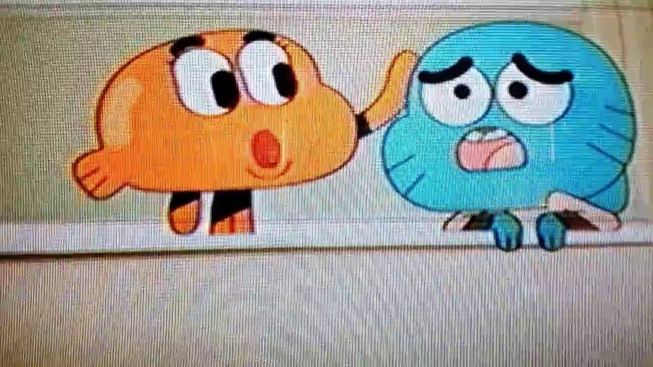 The Amazing World of Gumball Gay kiss WTH?!!