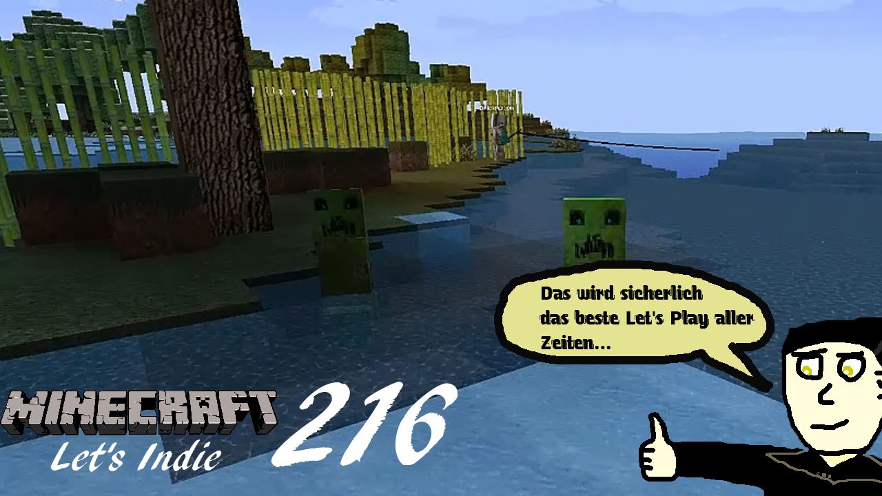 Minecraft Let's Indie 216: Let's Play Creeper & Flashback